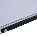 Sammenleggbart Campingbord Hvit Aluminium 60X40 Cm