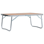 Sammenleggbart Campingbord Brun Aluminium 60X40 Cm
