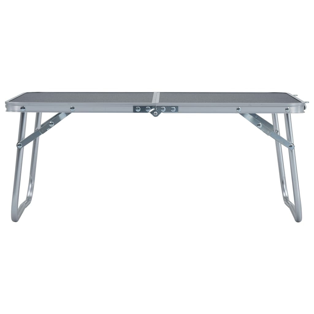 Sammenleggbart Campingbord Grå Aluminium 60X40 Cm
