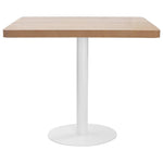 Bistrobord Lysebrun 80X80 Cm Mdf