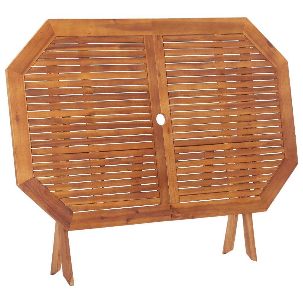 Sammenleggbart Hagebord 135X85X75 Cm Heltre Akasie