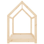 Sengeramme Barn Grå Heltre Furu 70X140 Cm