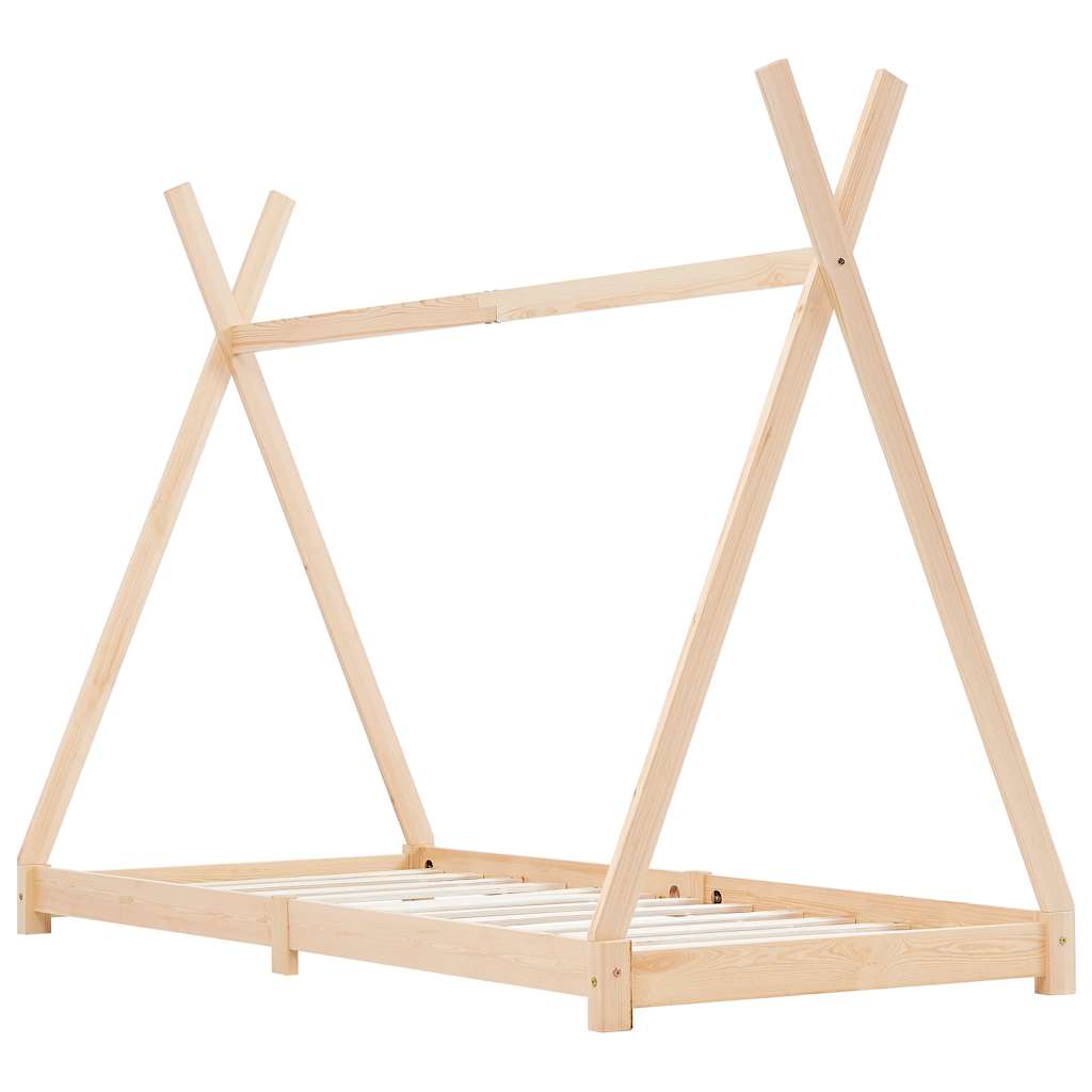 Sengeramme For Barn Heltre Furu 80X160 Cm