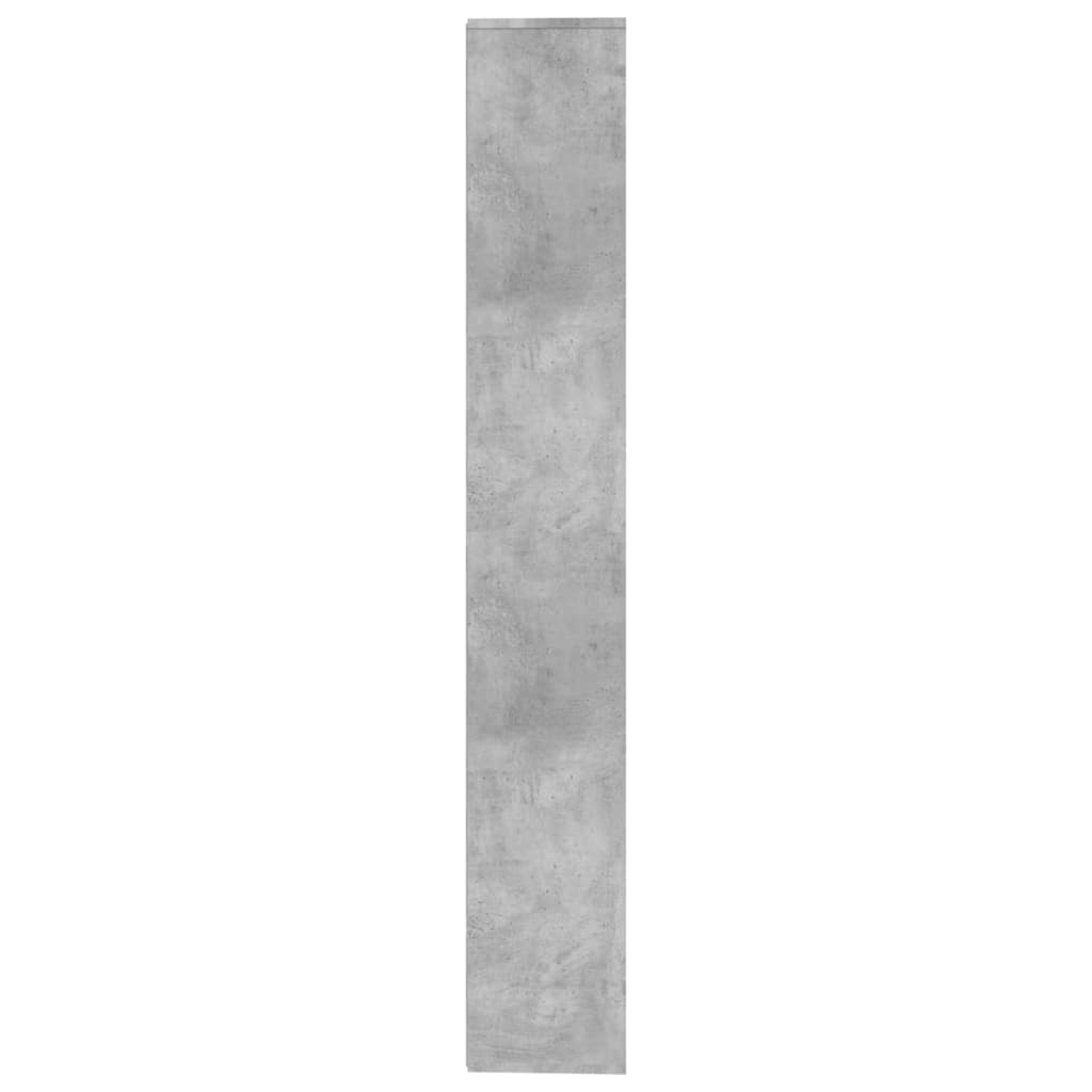 Bokhylle/Romdeler Betonggrå 155X24X160 Cm Konstruert Tre