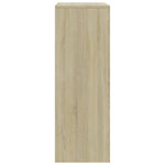 Skjenk Med 6 Skuffer Sonoma Eik 50X34X96 Cm Konstruert Tre