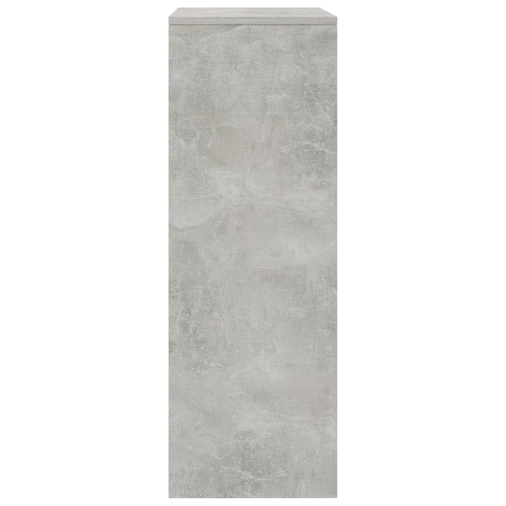 Skjenk Med 6 Skuffer Betonggrå 50X34X96 Cm Konstruert Tre