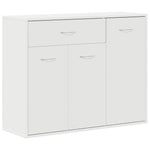 Skjenk Hvit 88X30X70 Cm Konstruert Tre