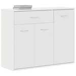 Skjenk Hvit 88X30X70 Cm Konstruert Tre