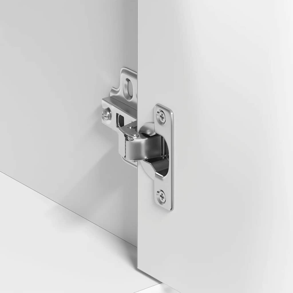 Skjenk Hvit 88X30X70 Cm Konstruert Tre