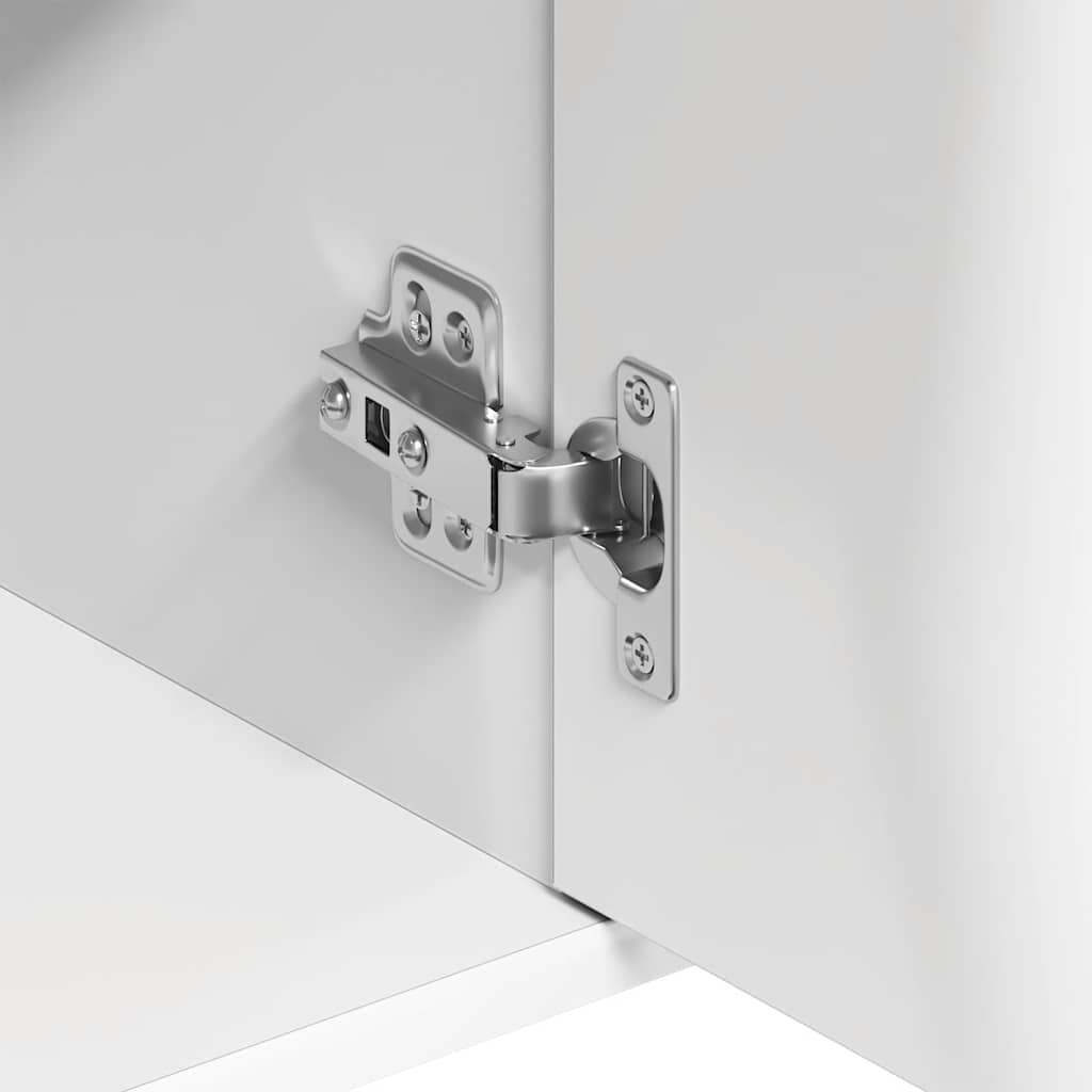 Skjenk Hvit 88X30X70 Cm Konstruert Tre