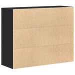 Skjenk Svart 88X30X70 Cm Konstruert Tre