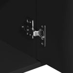 Skjenk Svart 88X30X70 Cm Konstruert Tre