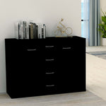 Skjenk Svart 88X30X65 Cm Konstruert Tre