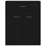Skjenk Svart 60X30X75 Cm Konstruert Tre