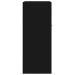 Skjenk Svart 60X30X75 Cm Konstruert Tre