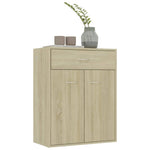 Skjenk Sonoma Eik 60X30X75 Cm Konstruert Tre