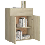 Skjenk Sonoma Eik 60X30X75 Cm Konstruert Tre
