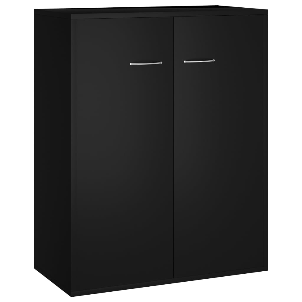 Skjenk Svart 60X30X75 Cm Konstruert Tre