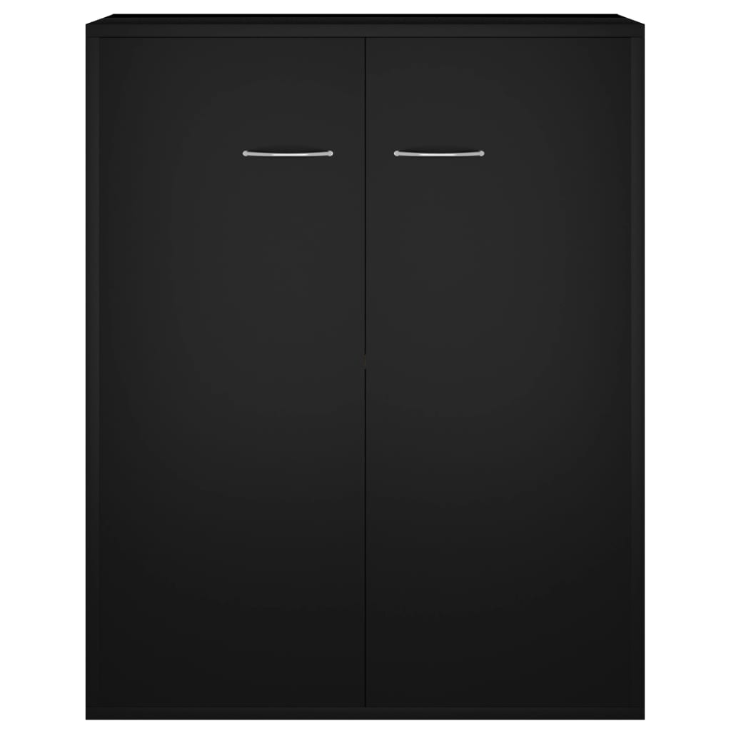 Skjenk Svart 60X30X75 Cm Konstruert Tre