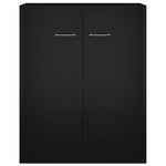 Skjenk Svart 60X30X75 Cm Konstruert Tre