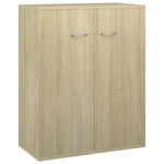 Skjenk Sonoma Eik 60X30X75 Cm Konstruert Tre