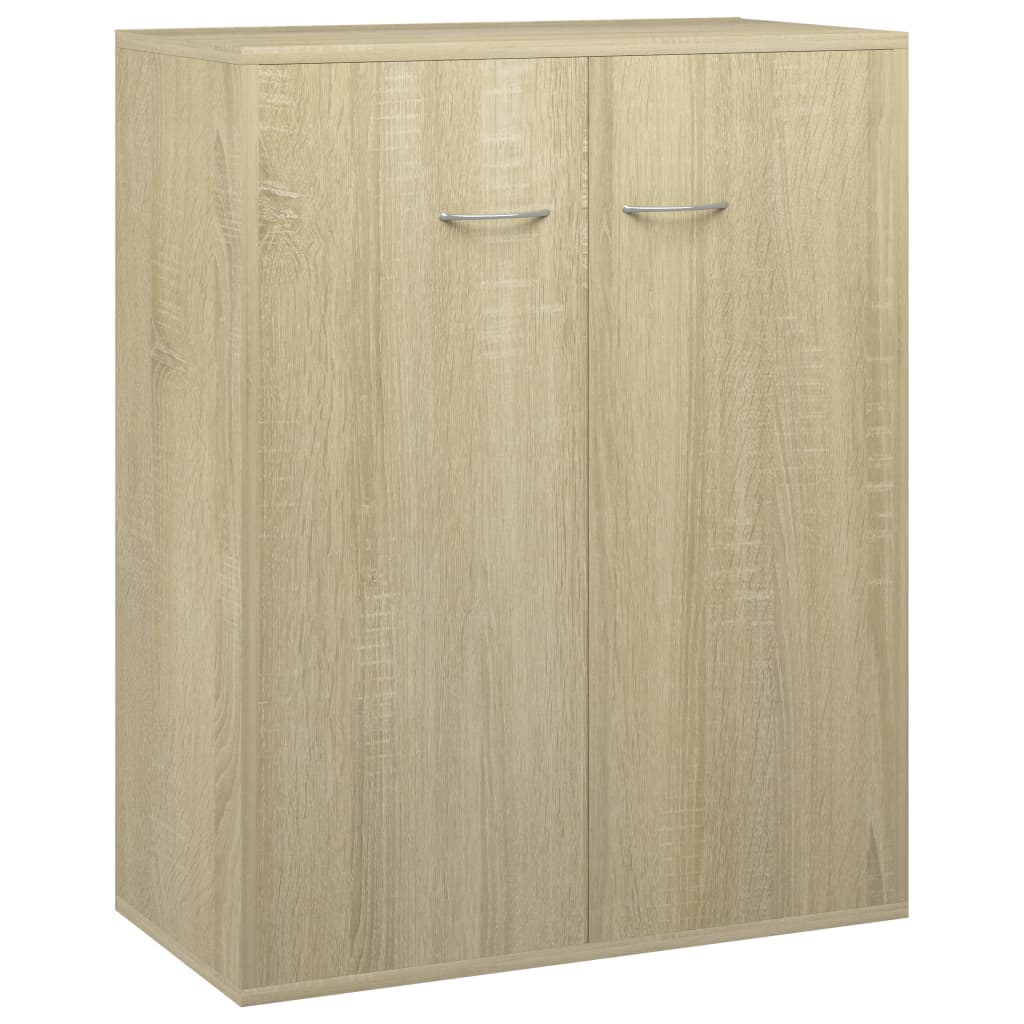 Skjenk Sonoma Eik 60X30X75 Cm Konstruert Tre
