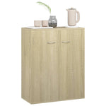 Skjenk Sonoma Eik 60X30X75 Cm Konstruert Tre