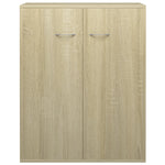 Skjenk Sonoma Eik 60X30X75 Cm Konstruert Tre