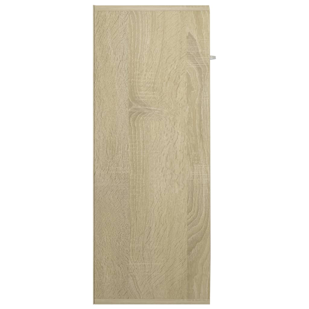 Skjenk Sonoma Eik 60X30X75 Cm Konstruert Tre