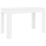 Spisebord Hvit 120X60X76 Cm Konstruert Tre