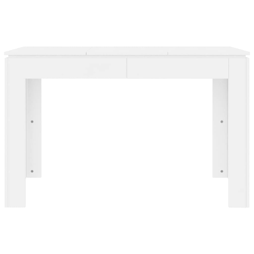 Spisebord Hvit 120X60X76 Cm Konstruert Tre