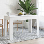Spisebord Hvit 120X60X76 Cm Konstruert Tre