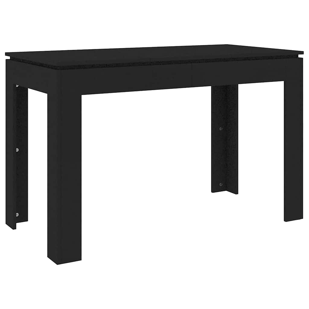 Spisebord Svart 120X60X76 Cm Konstruert Tre