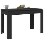 Spisebord Svart 120X60X76 Cm Konstruert Tre