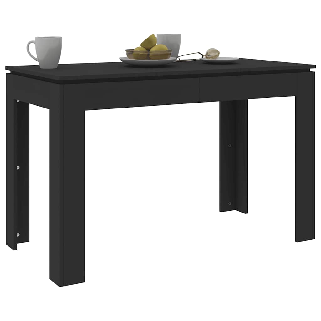 Spisebord Svart 120X60X76 Cm Konstruert Tre