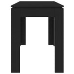 Spisebord Svart 120X60X76 Cm Konstruert Tre