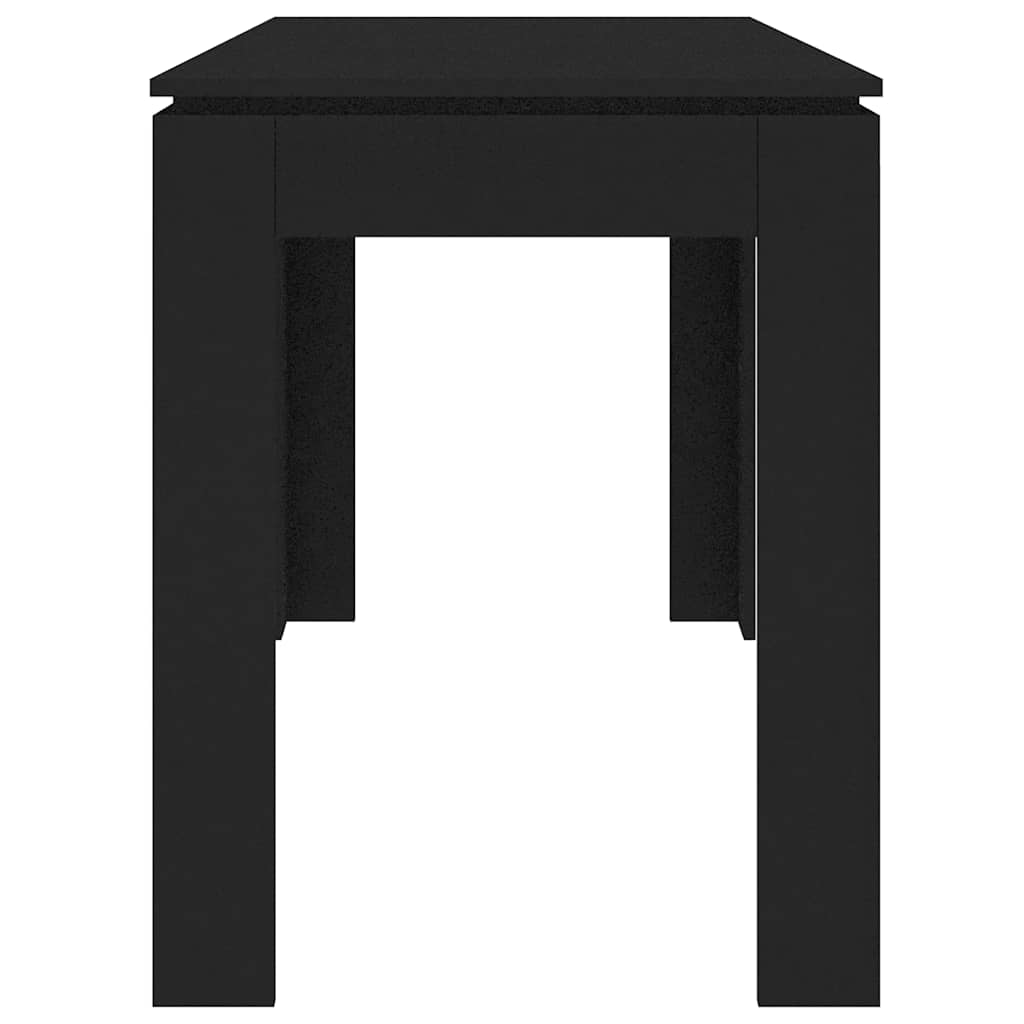 Spisebord Svart 120X60X76 Cm Konstruert Tre