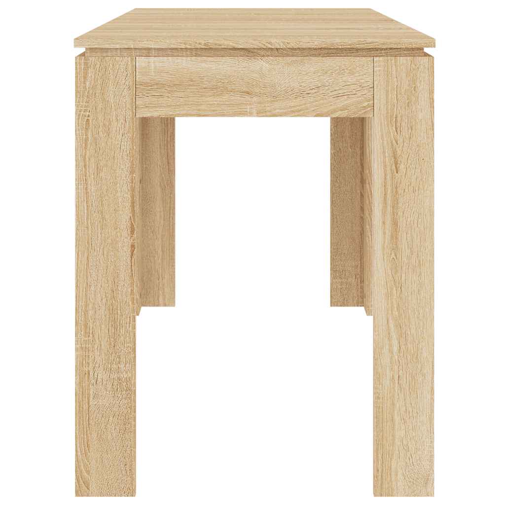Spisebord Sonoma Eik 120X60X76 Cm Konstruert Tre