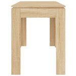 Spisebord Sonoma Eik 120X60X76 Cm Konstruert Tre