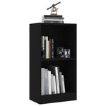 Bokhylle Svart 40X24X75 Cm Konstruert Tre