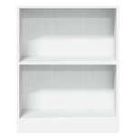 Bokhylle Hvit 60X24X76 Cm Konstruert Tre