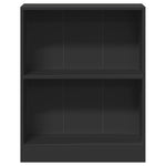 Bokhylle Svart 60X24X76 Cm Konstruert Tre