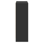 Bokhylle Svart 60X24X76 Cm Konstruert Tre