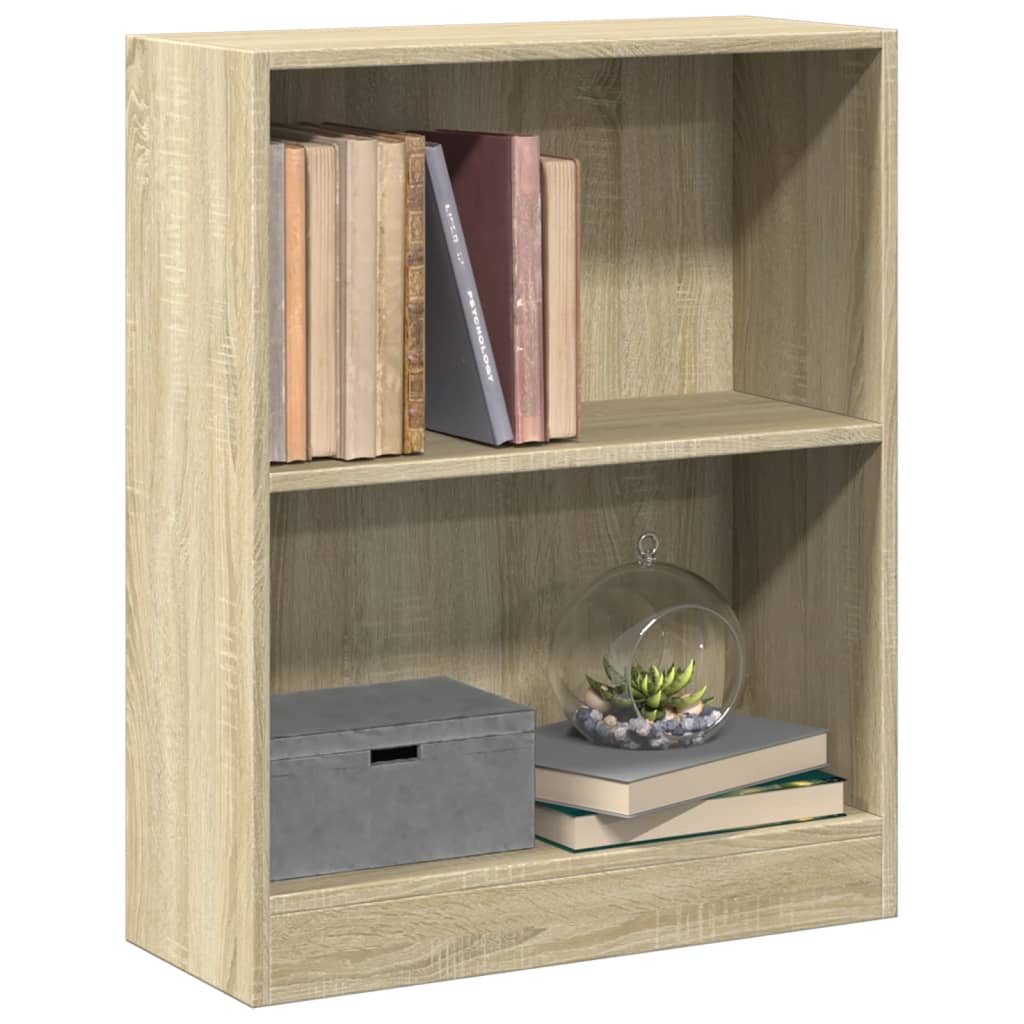 Bokhylle Sonoma Eik 60X24X76 Cm Konstruert Tre