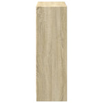 Bokhylle Sonoma Eik 60X24X76 Cm Konstruert Tre