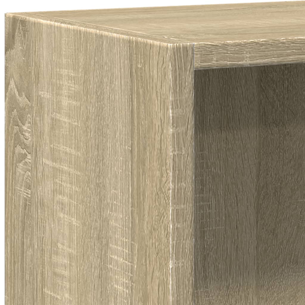 Bokhylle Sonoma Eik 60X24X76 Cm Konstruert Tre