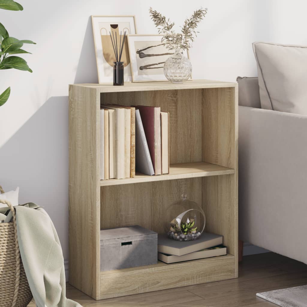Bokhylle Sonoma Eik 60X24X76 Cm Konstruert Tre