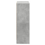 Bokhylle Betonggrå 60X24X76 Cm Konstruert Tre