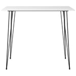 Barbord Hvit 120X60X105 Cm