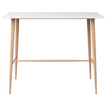 Barbord Hvit 120X60X105 Cm